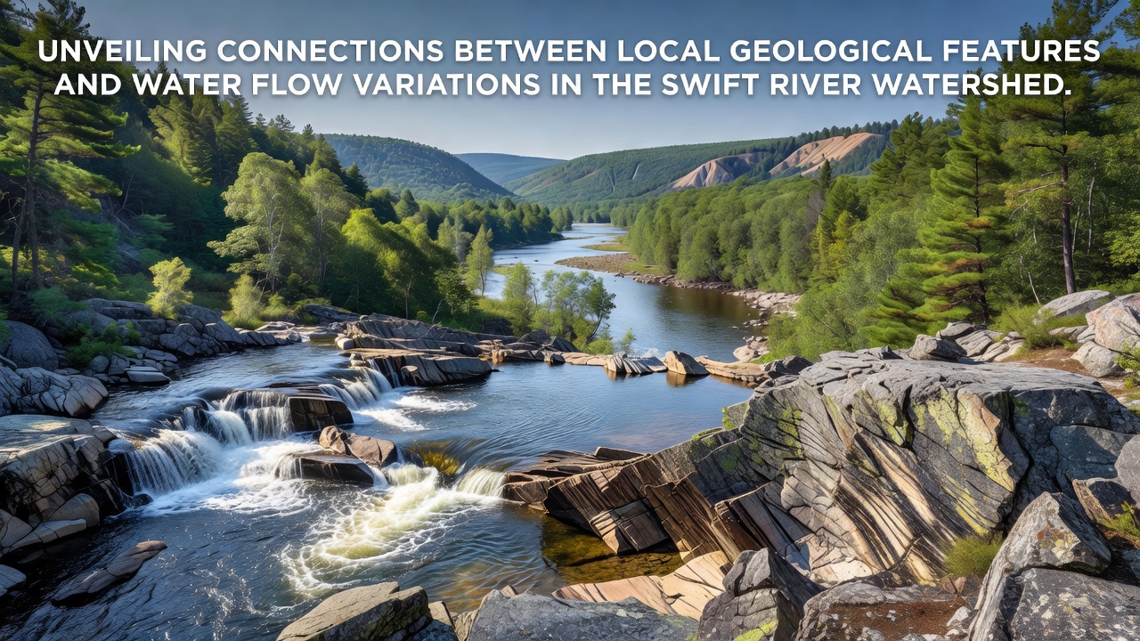 Unveiling Connections Between Local Geological Features and Water Flow Variations in the Swift River Watershed